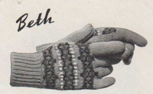 Carol and Beth Fair-isle Gloves Carol and Beth Fair-isle Gloves
