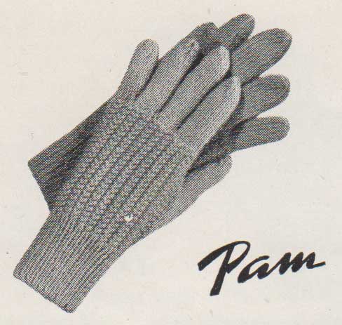 Pam, gloves for little girls aged 5 to 7