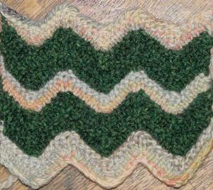 Knitted Chevron Stitch