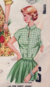 Green Dress with Button Band Cutout
