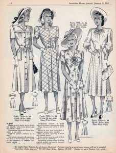 Four Vintage Dresses from 1949