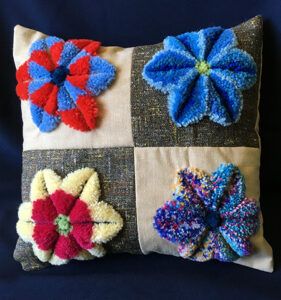 Plush Template Embroidery (the knotted technique)