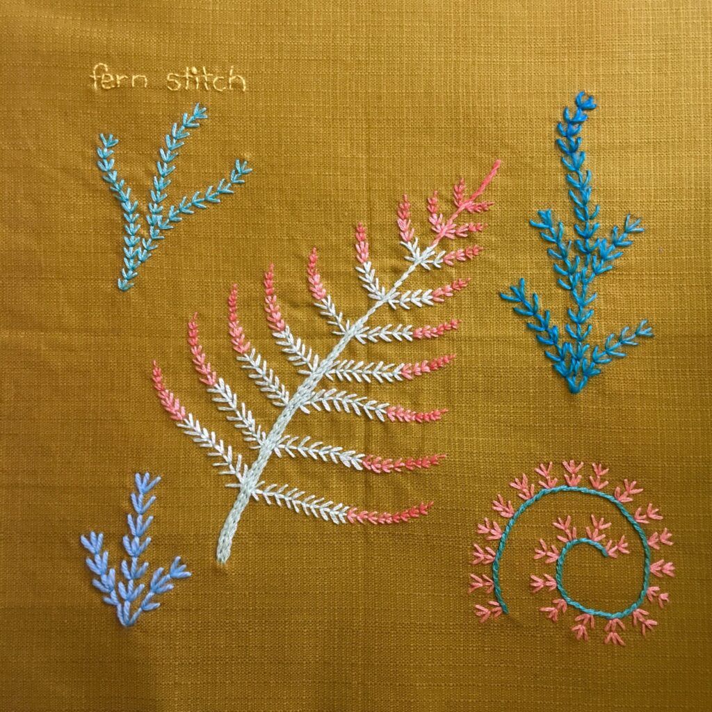 TAST - Fern Stitch Sampler » Knitting-and.com
