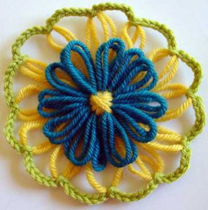 Double Layer Flowers on Any Single Layer Flower Loom