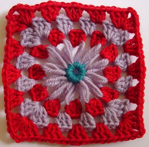 Granny Square Edging for Round Motifs Granny Square Edging for Round Motifs