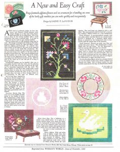 The Singercraft Guide, A New and Easy Craft from Woman’s World, November 1932