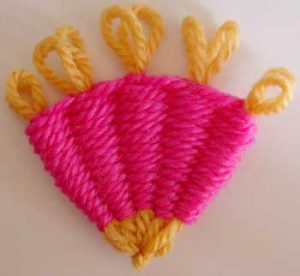 Fan Shapes on Any Round Flower Loom