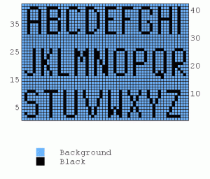Alphabet Knitting Charts Alphabet Knitting Charts