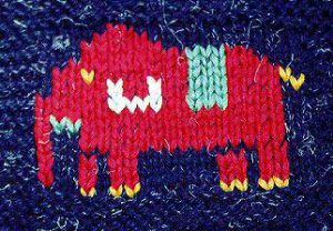 Duplicate St Elephant Knitting Chart Duplicate St Elephant Knitting Chart