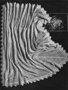 Cirrus Lace Knit Baby Shawl Cirrus Lace Knit Baby Shawl