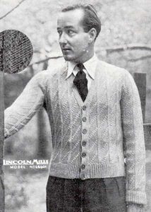 Cardigan in Diagonal Rib Cardigan in Diagonal Rib