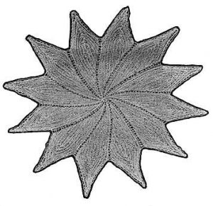1937 Knitted Lace Doily