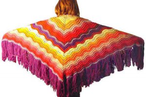 Feather and Fan Comfort Shawl Feather and Fan Comfort Shawl