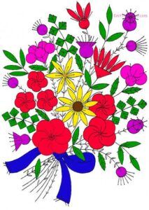 Felt Appliqué Bouquet