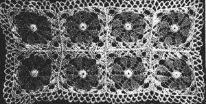 1949 Knitted Medallion Doily