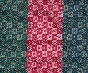 Oddball Sampler Afghan Square #19: Little Boxes