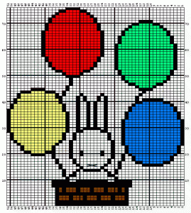 Miffy Knitting Chart Miffy Knitting Chart