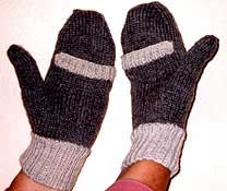 Lady's Work Mittens » Knitting-and.com