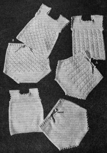Vest and Knickers – Pattern or Plain