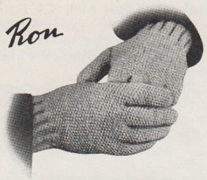 Ron, Men’s Gloves on Two Needles Ron, Men’s Gloves on Two Needles