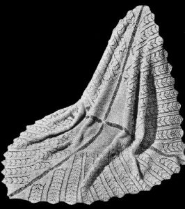 Rose Leaf Baby Shawl Rose Leaf Baby Shawl