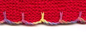 Slip Stitch Edging