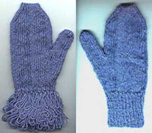 Fringed Mittens Fringed Mittens
