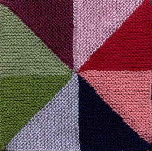 Oddball Sampler Afghan Square #13: Windmill Quilt