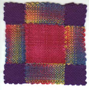 Sewing Pin Loom Squares Together