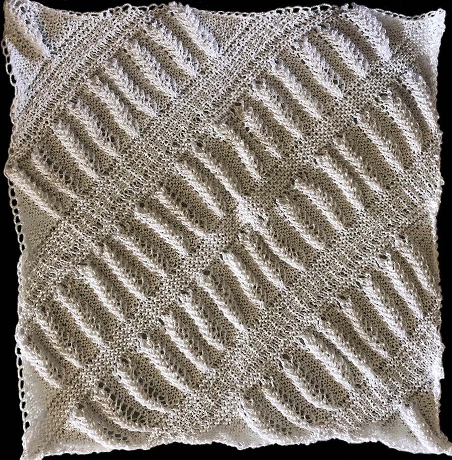 Wheat Pattern Quilt Knitting and