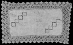 Diamond Lace with Turned Corners