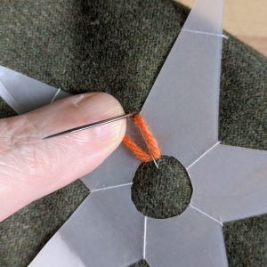 Stitching up again.