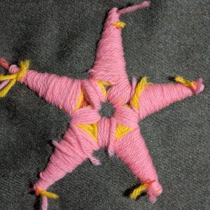 The completed third layer of stitching.